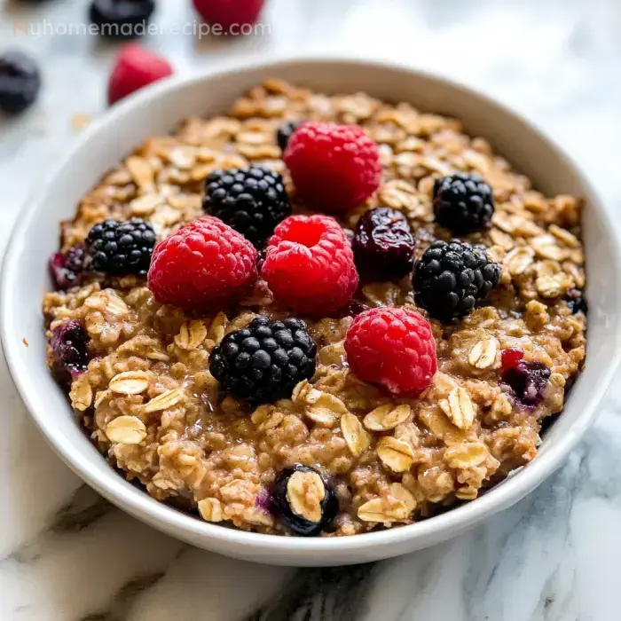 Warm Baked Oatmeal Bowl