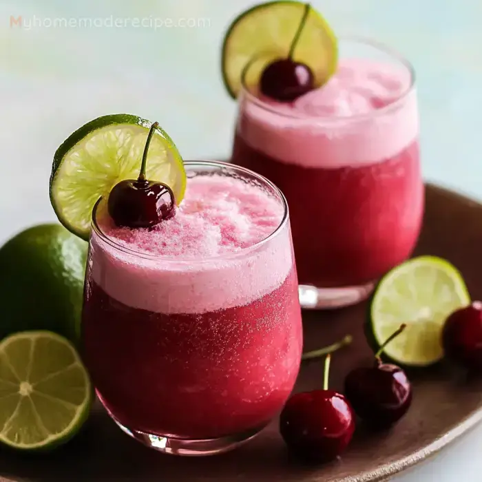 Frozen Cherry Limeade Drink