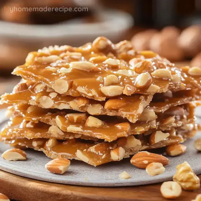 Classic nut brittle treat