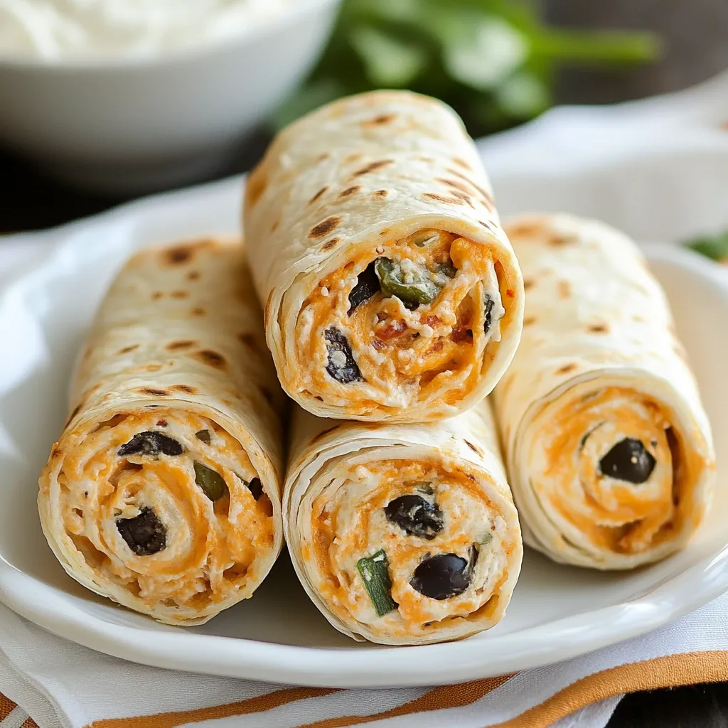 Tortilla Roll Ups with Cheese