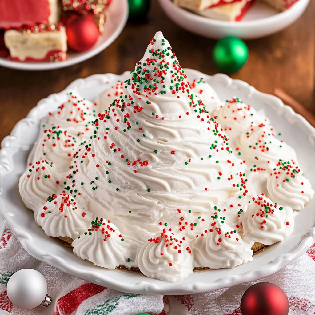 Christmas Tree Cake Dip close-up