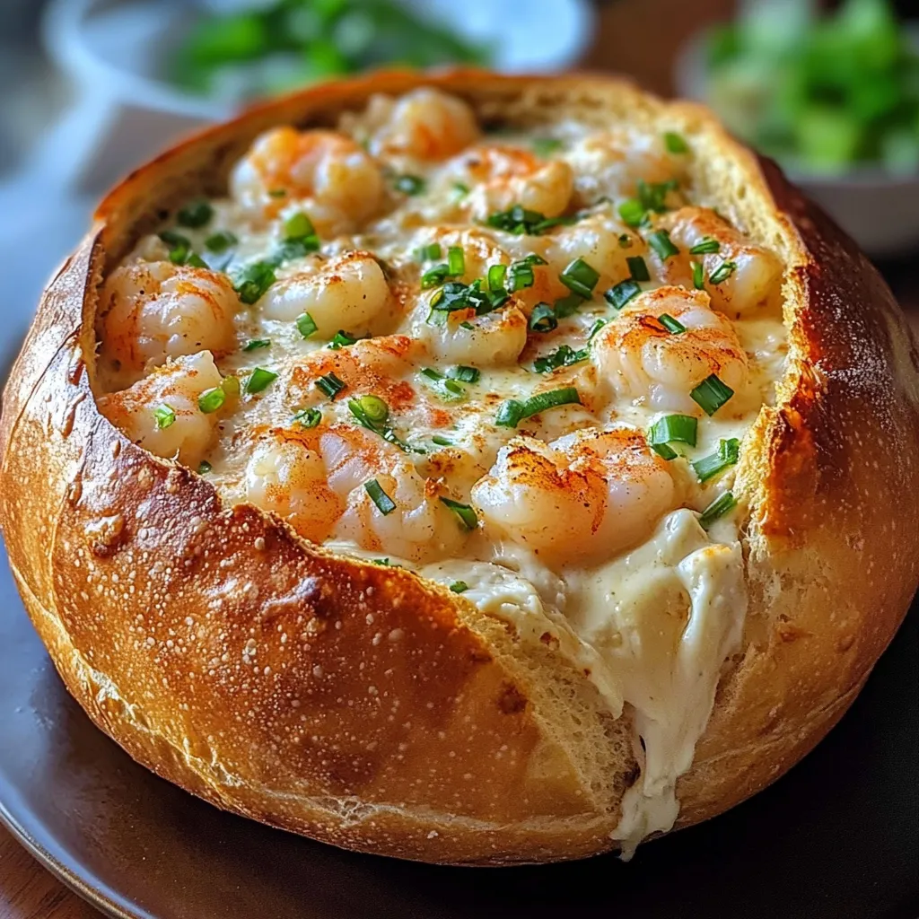 Golden Cheesy Seafood Bowl