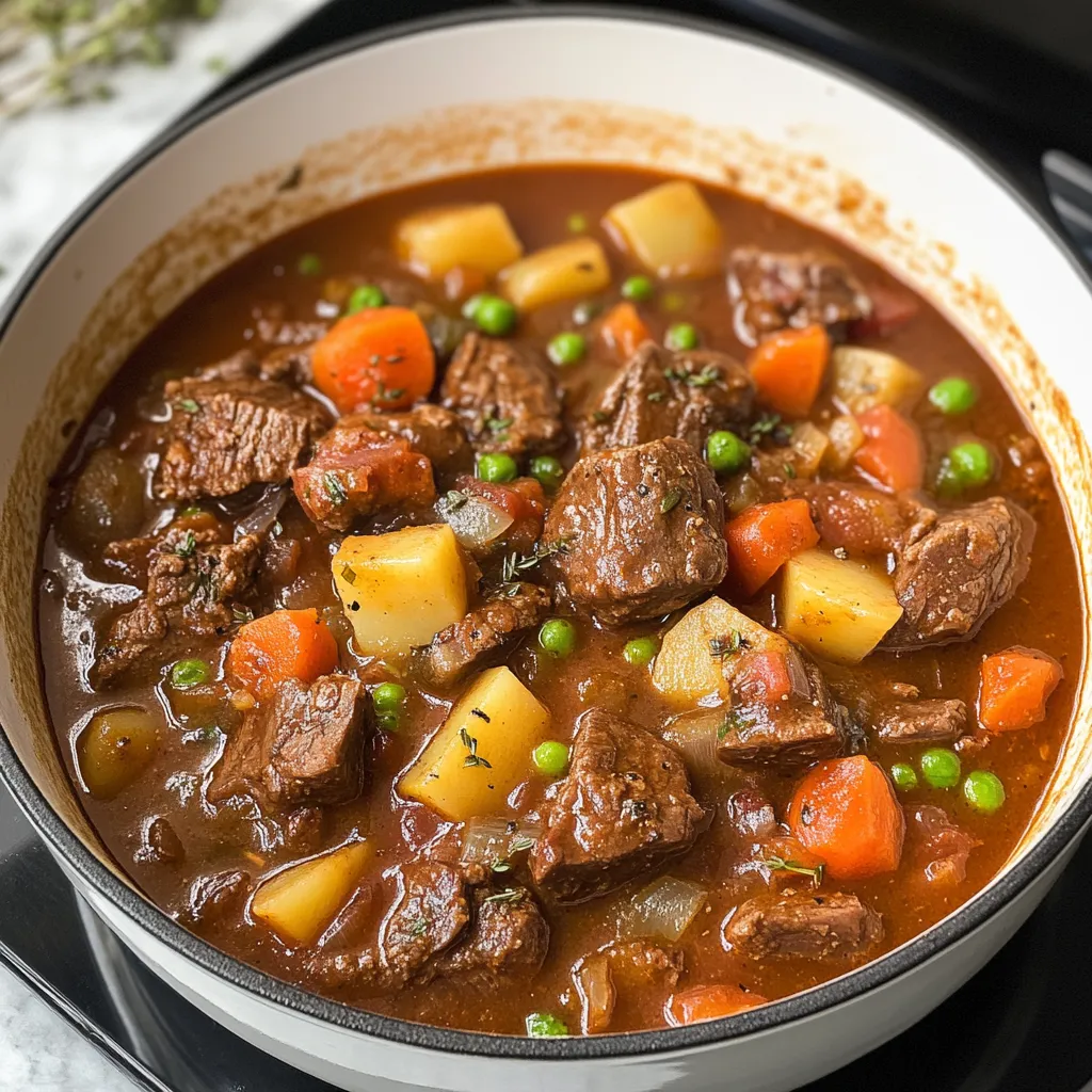 Beef Stew in Dutch Oven