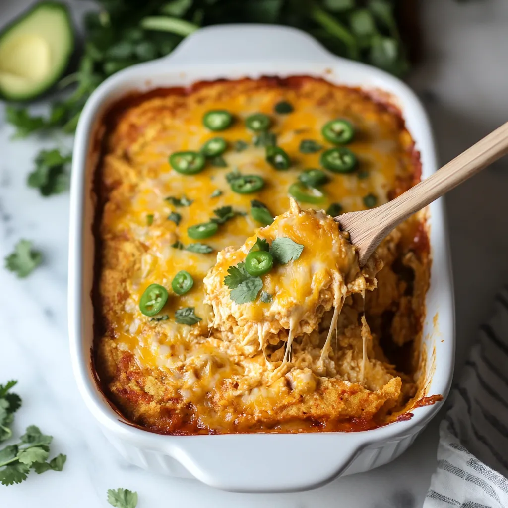 Chicken Tamale Casserole Bake
