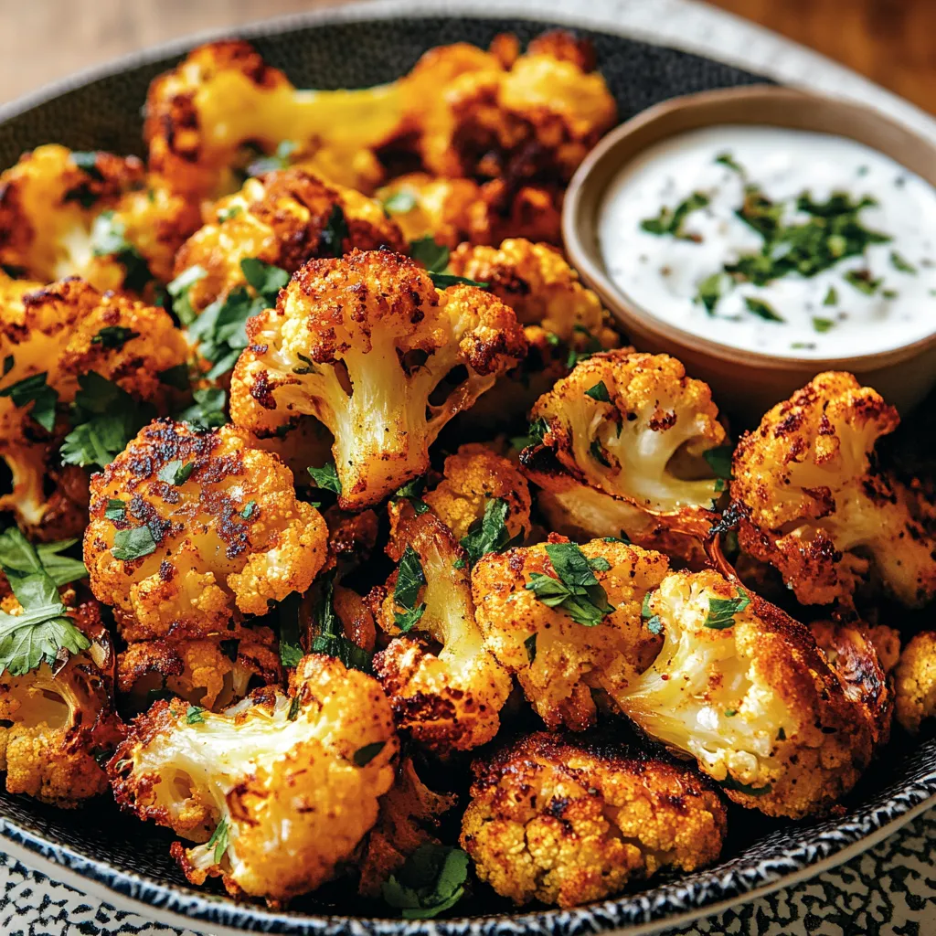 Easy Crispy Cauliflower