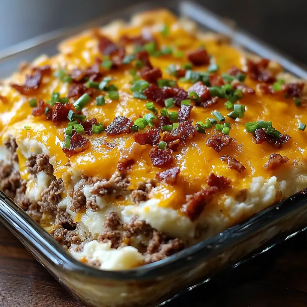 Comforting Cheesy Meatloaf Dish