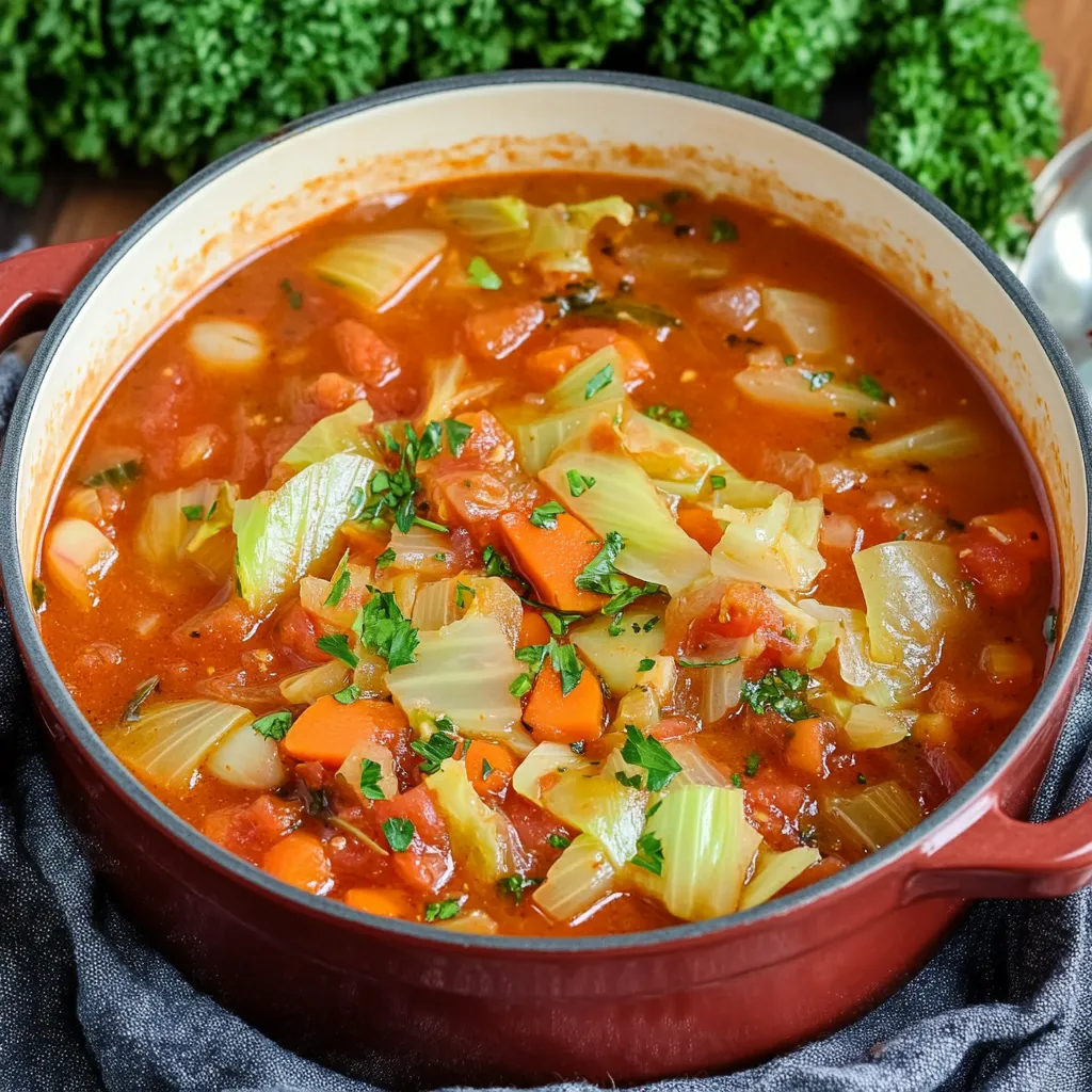 Tasty Cabbage Fat-burning Soup