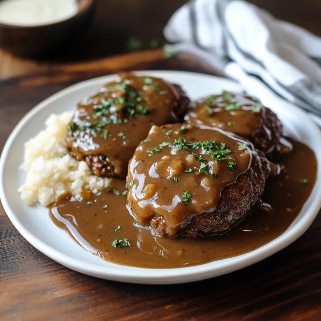 Salisbury Steak Brown Gravy