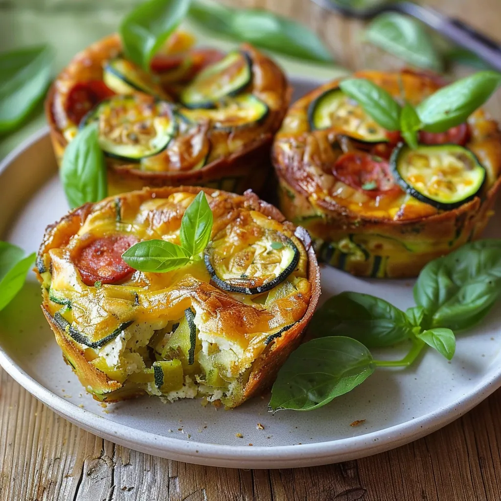 Zucchini, Chorizo & Goat Cheese Invisible Cake