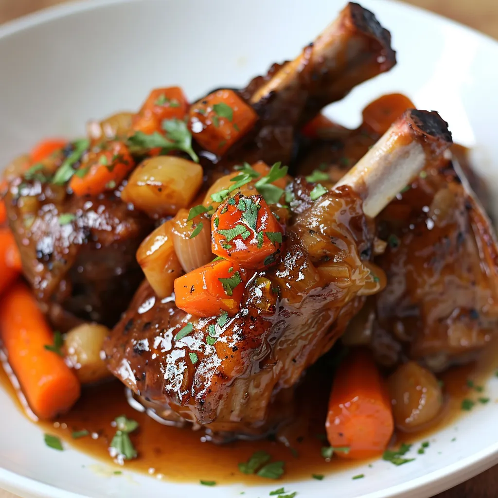 Pork Shank with Honey and Beer