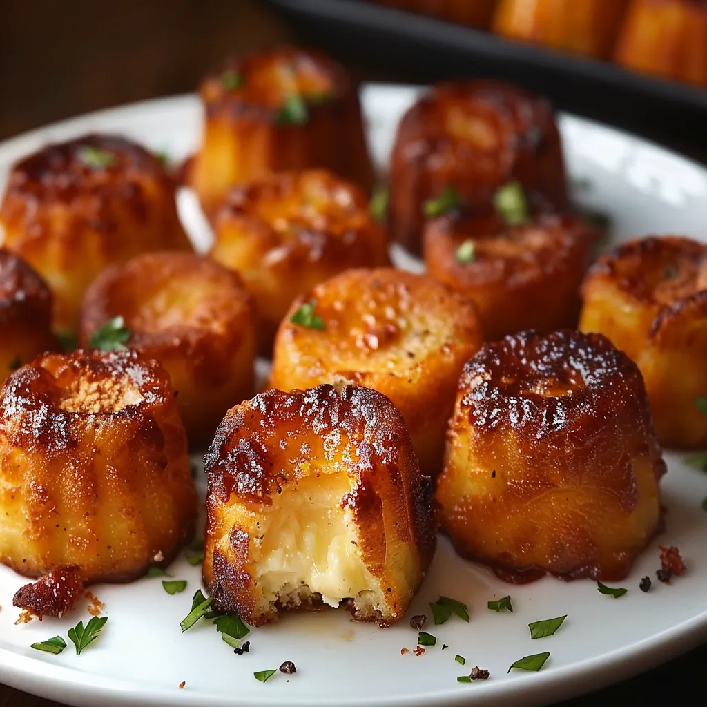 Savory Chorizo and Sheep's Cheese Cannelés