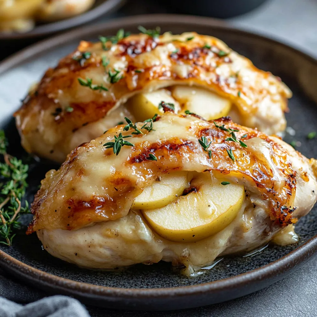 tasty Apple and Brie Stuffed Chicken
