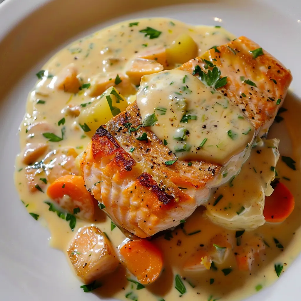 SALMON AND COD STEW