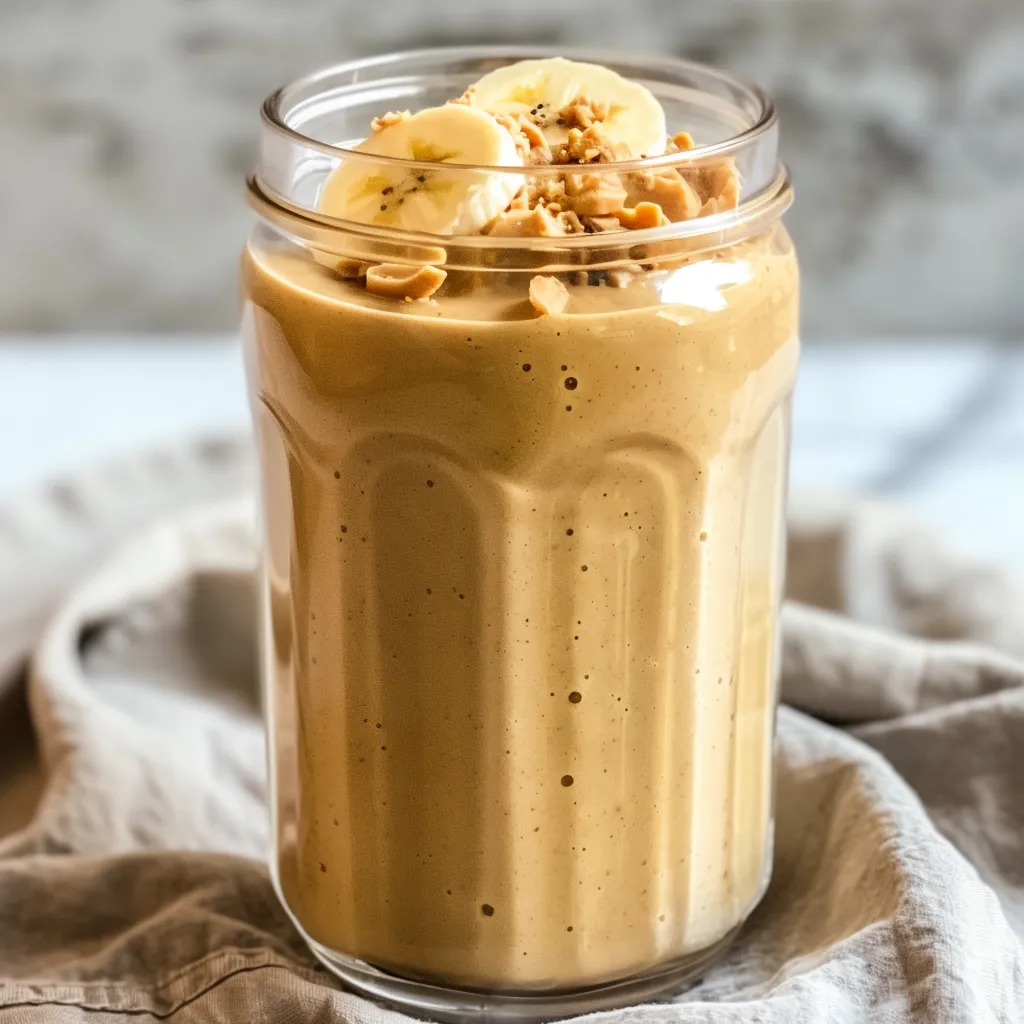 Banana and Peanut Butter Smoothie