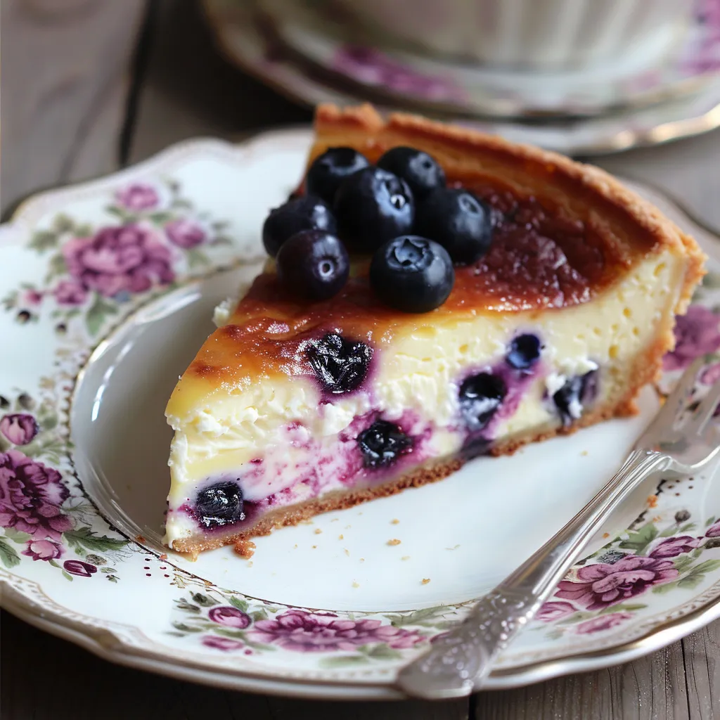 Light and Delicious Blueberry Cheesecake