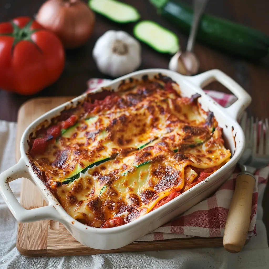 Light Zucchini Lasagna