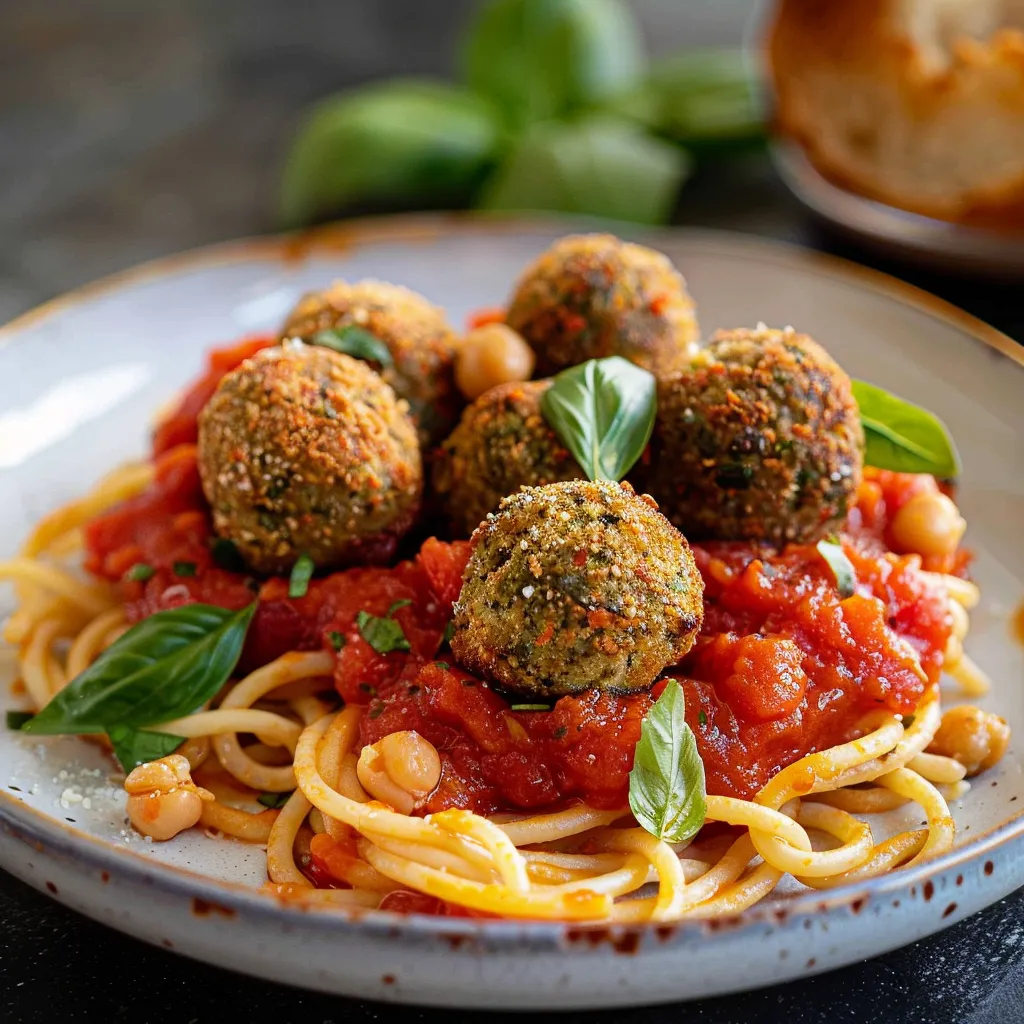 Eggplant and chickpea veggie balls