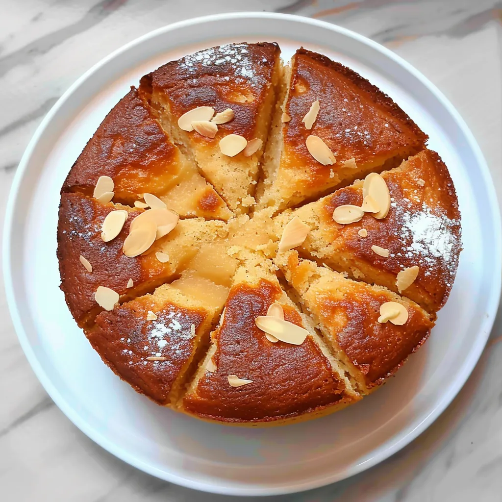 Easy almond yogurt cake