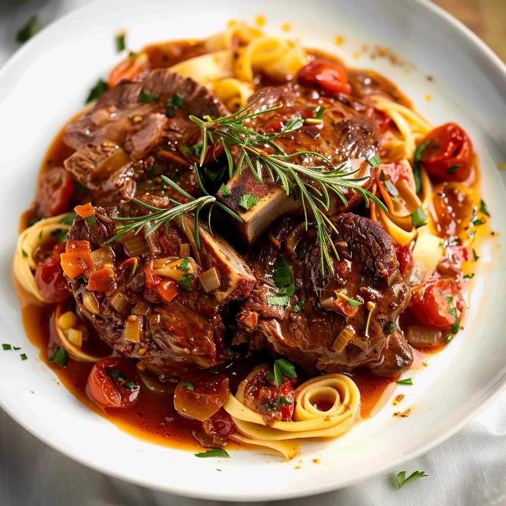 Easy-to-make Italian-style veal osso bucco