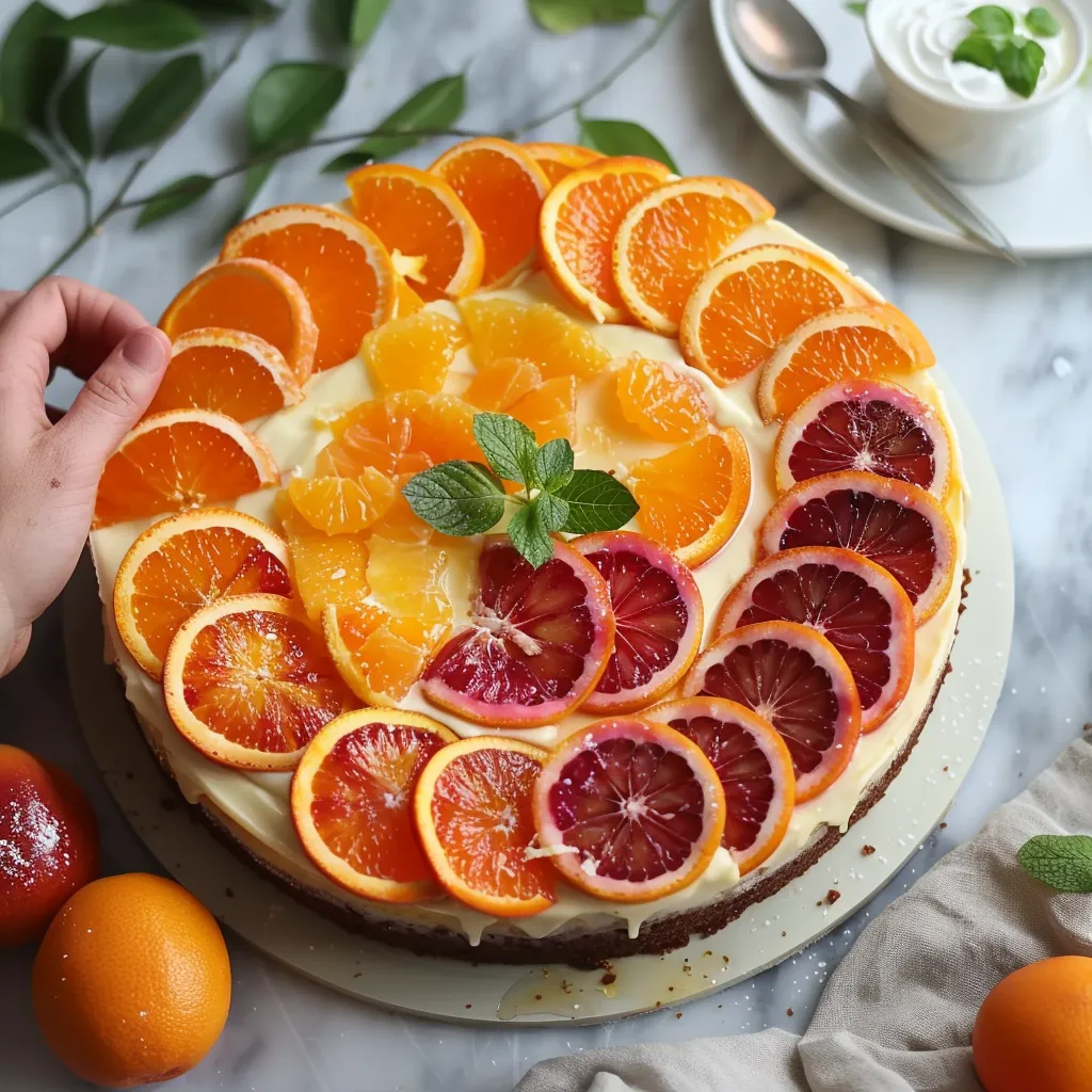 Lush Three-Orange Layered Cake