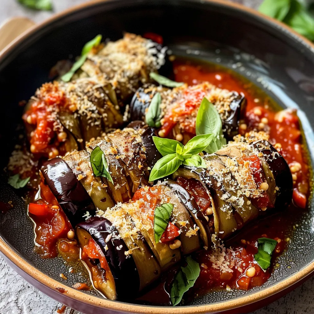 Delicious Eggplant Rolls