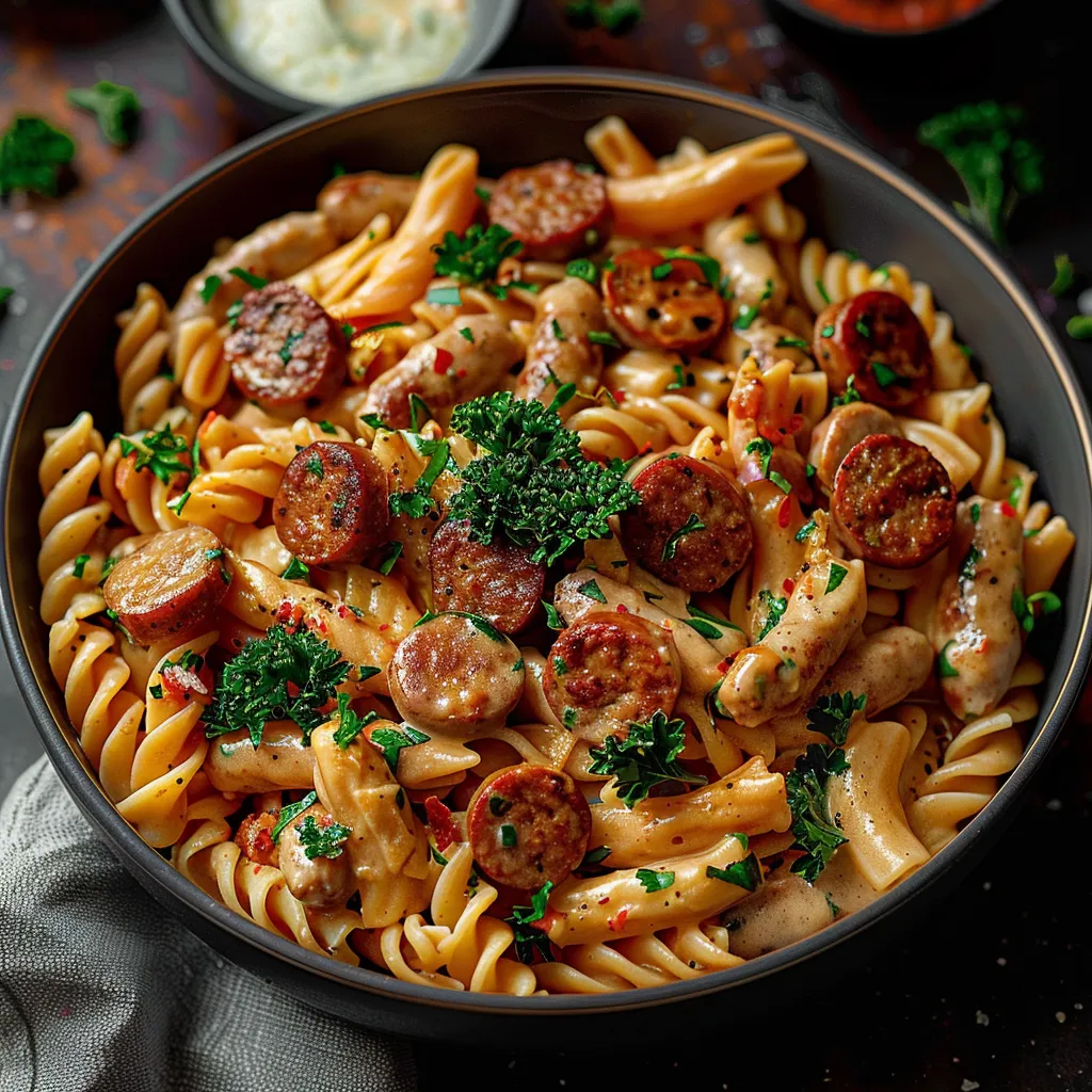 Creamy Cajun Sausage Pasta - Quick 30-Minute Recipe