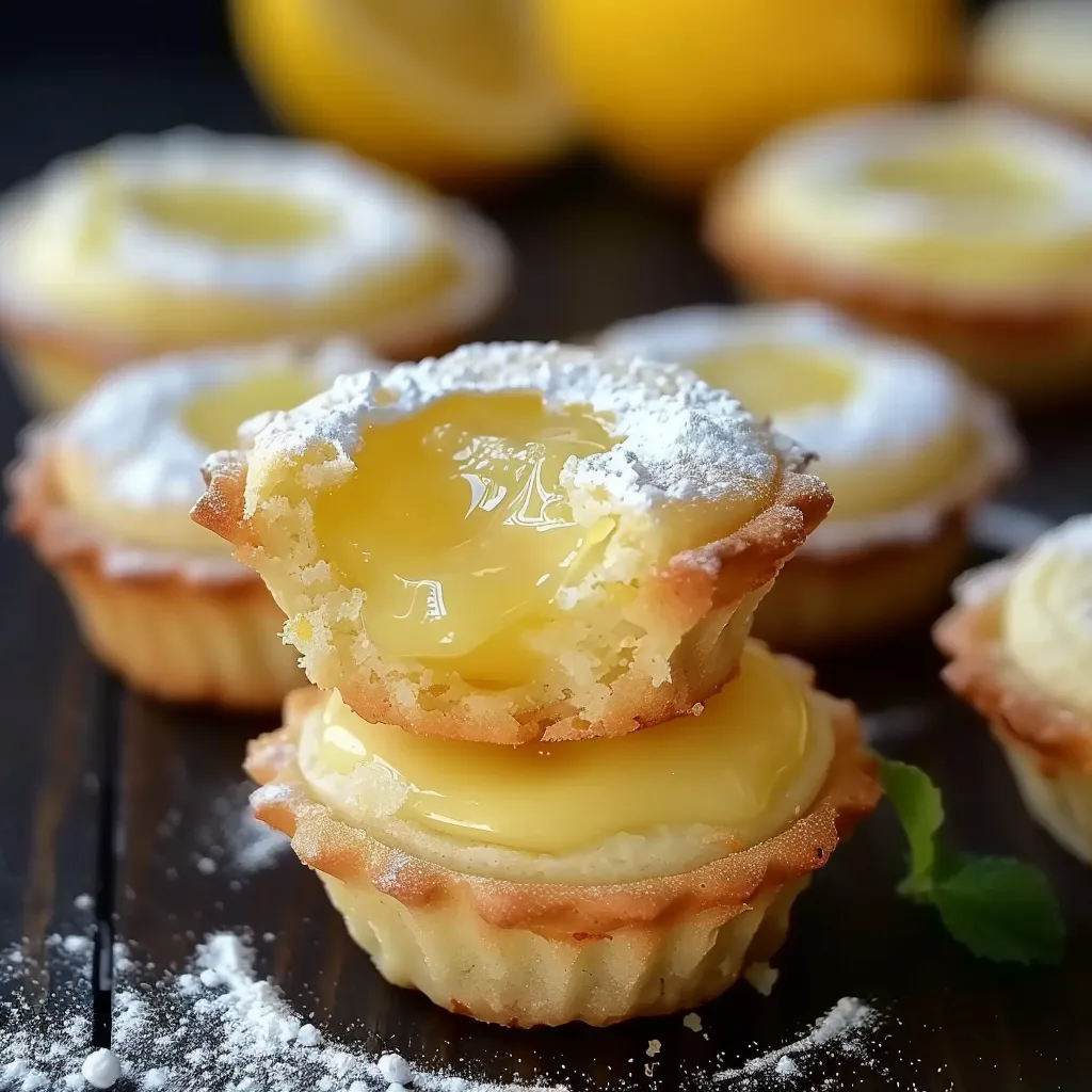 Lemon Cookie Tarts with Citrus Curd Filling