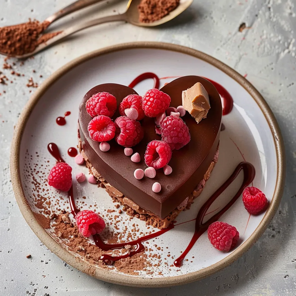 Chocolate raspberry dessert for a classy and sweet Valentine’s experience