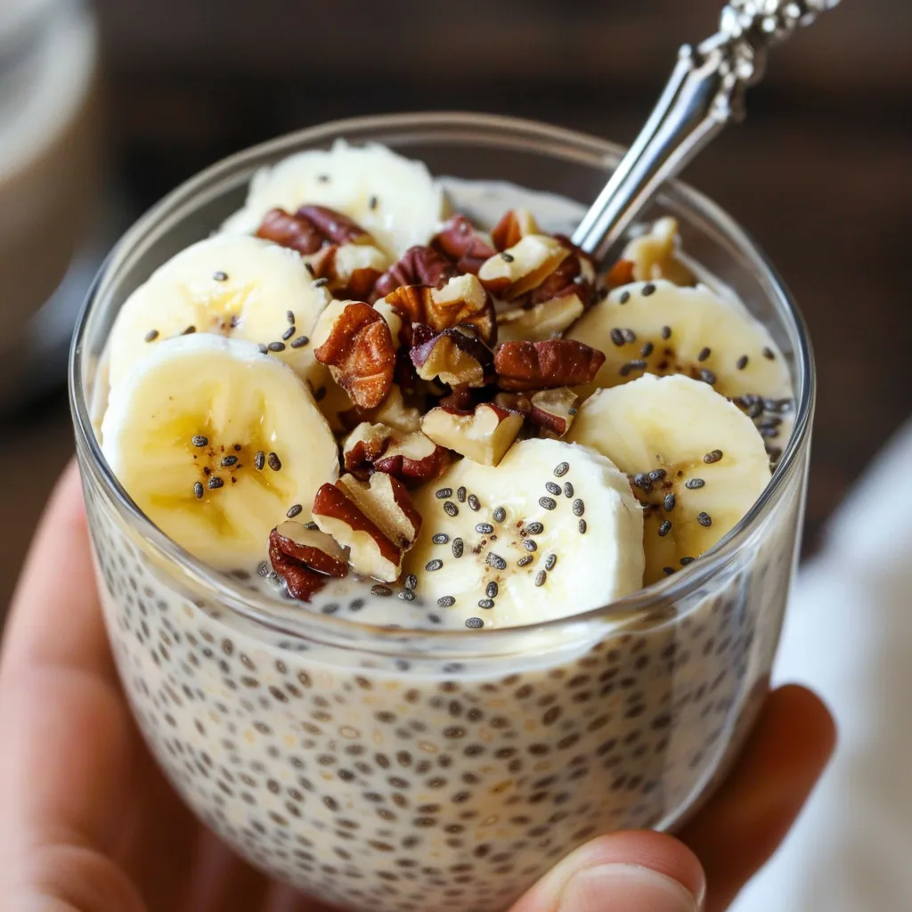 Banana Chia Pudding - Healthy Make-Ahead Breakfast