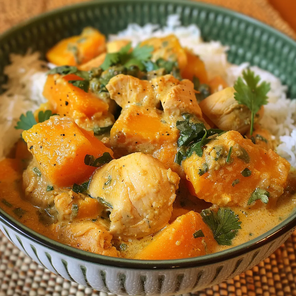 Chicken and Butternut Curry with Coconut Milk