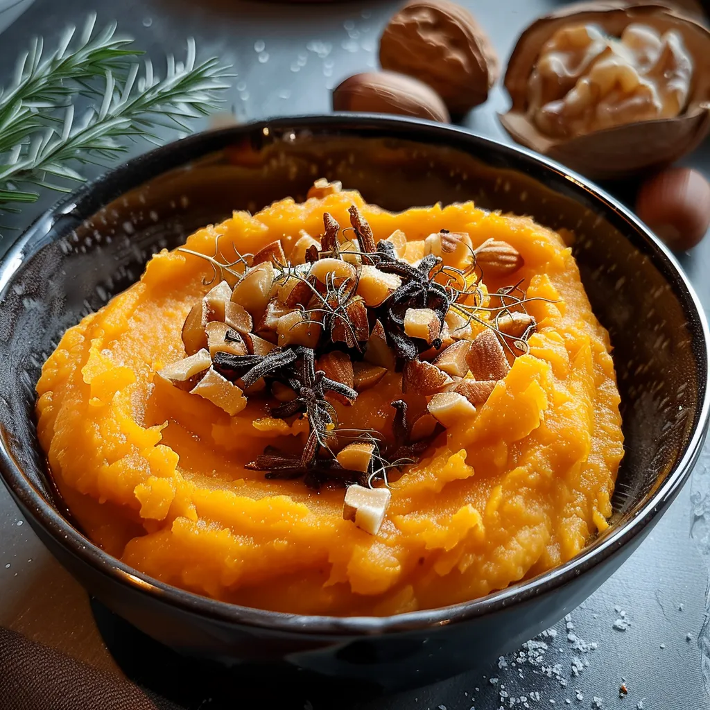 Sweet Potato and Chestnut Puree - Rustic Elegance