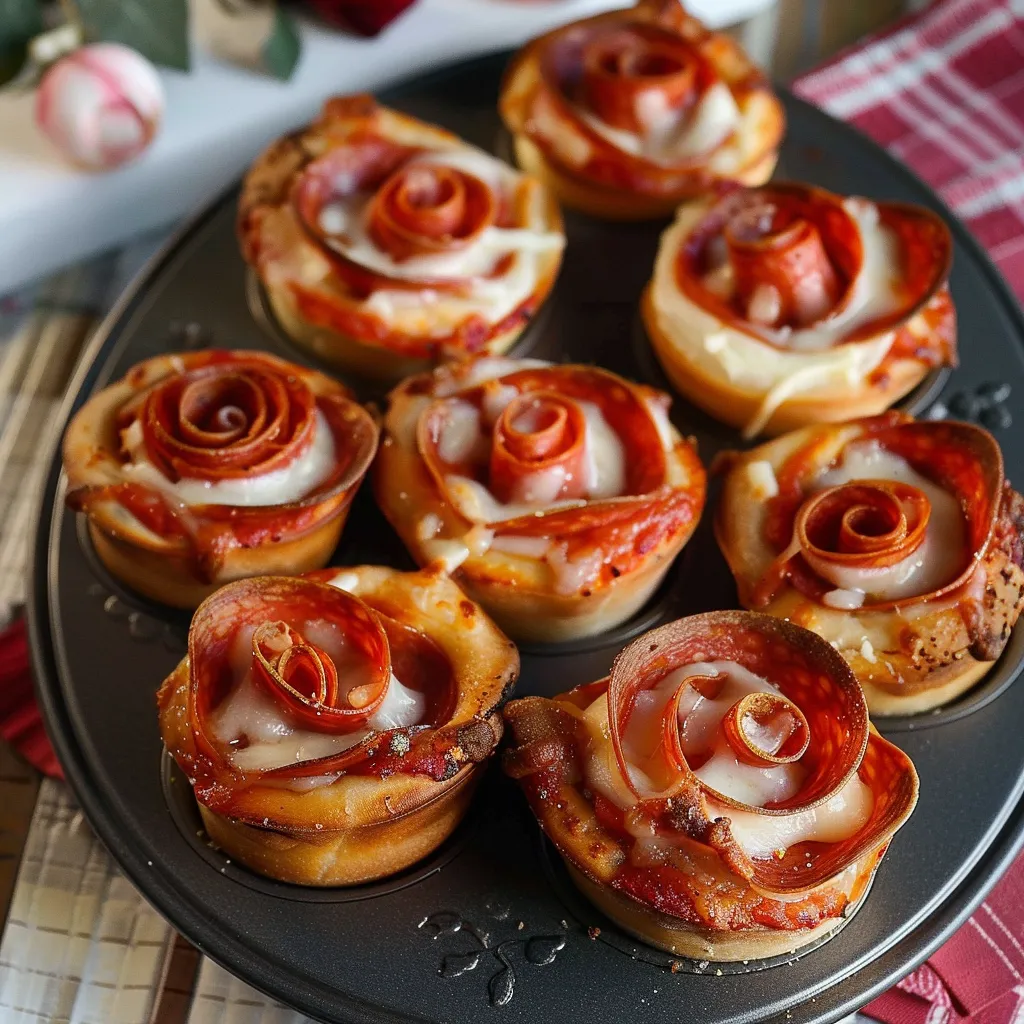 Pizza Roses for Valentine’s Day