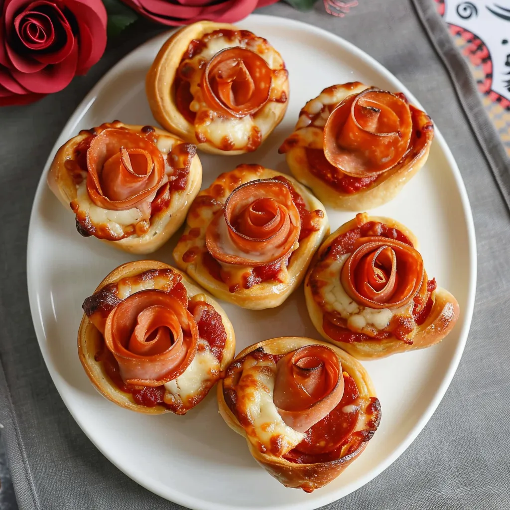 Pizza Roses - Elegant Italian Appetizer