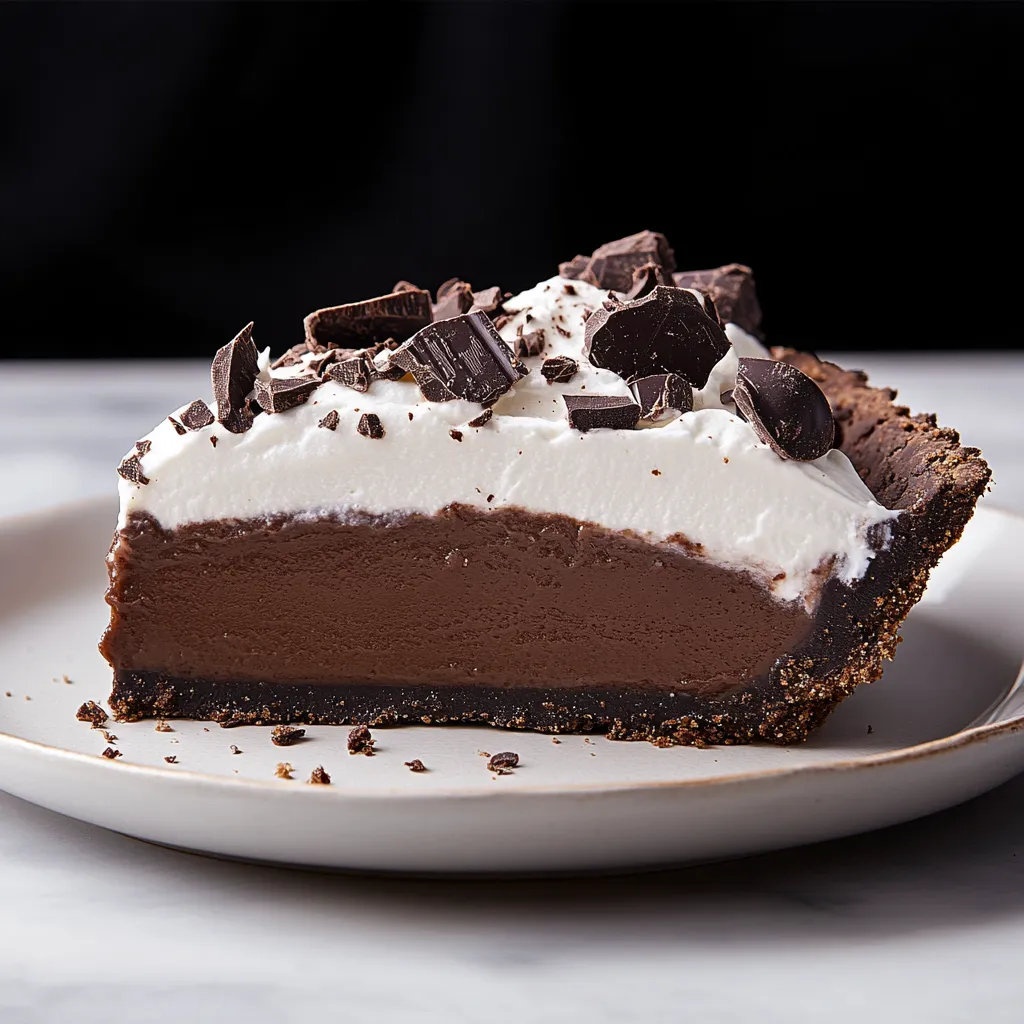 Luscious Chocolate Cream Pie
