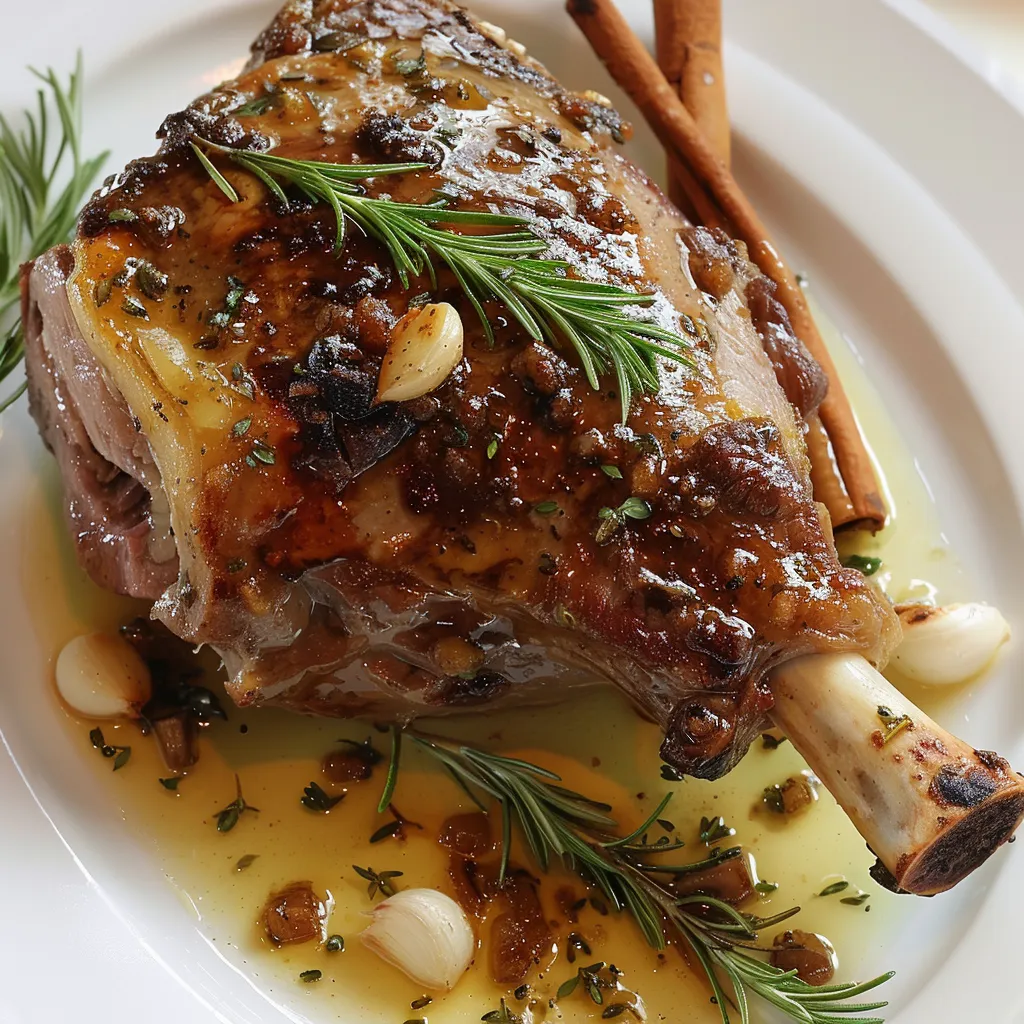 Honey-Mustard Wild Boar Leg Roast - Traditional Recipe