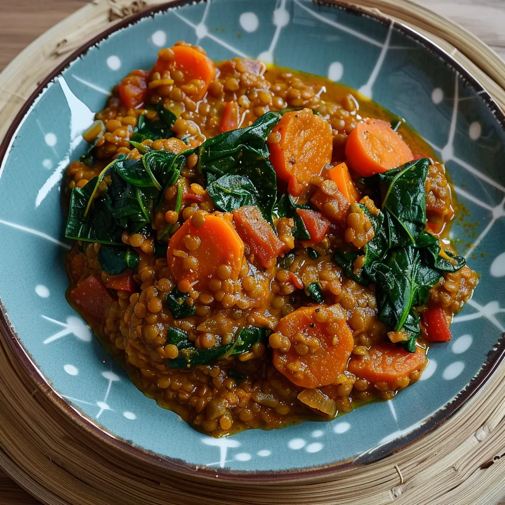 Lentil and carrot stew