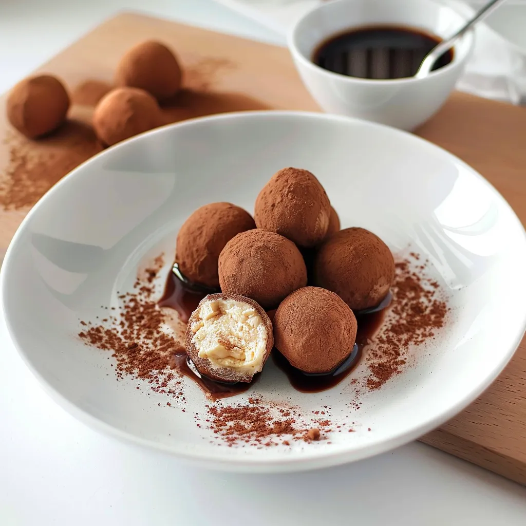 Tiramisu Truffles - Easy Quick Dessert