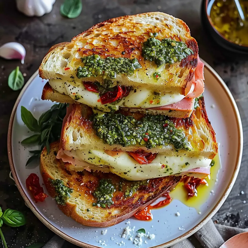 Mediterranean Grilled Sandwich