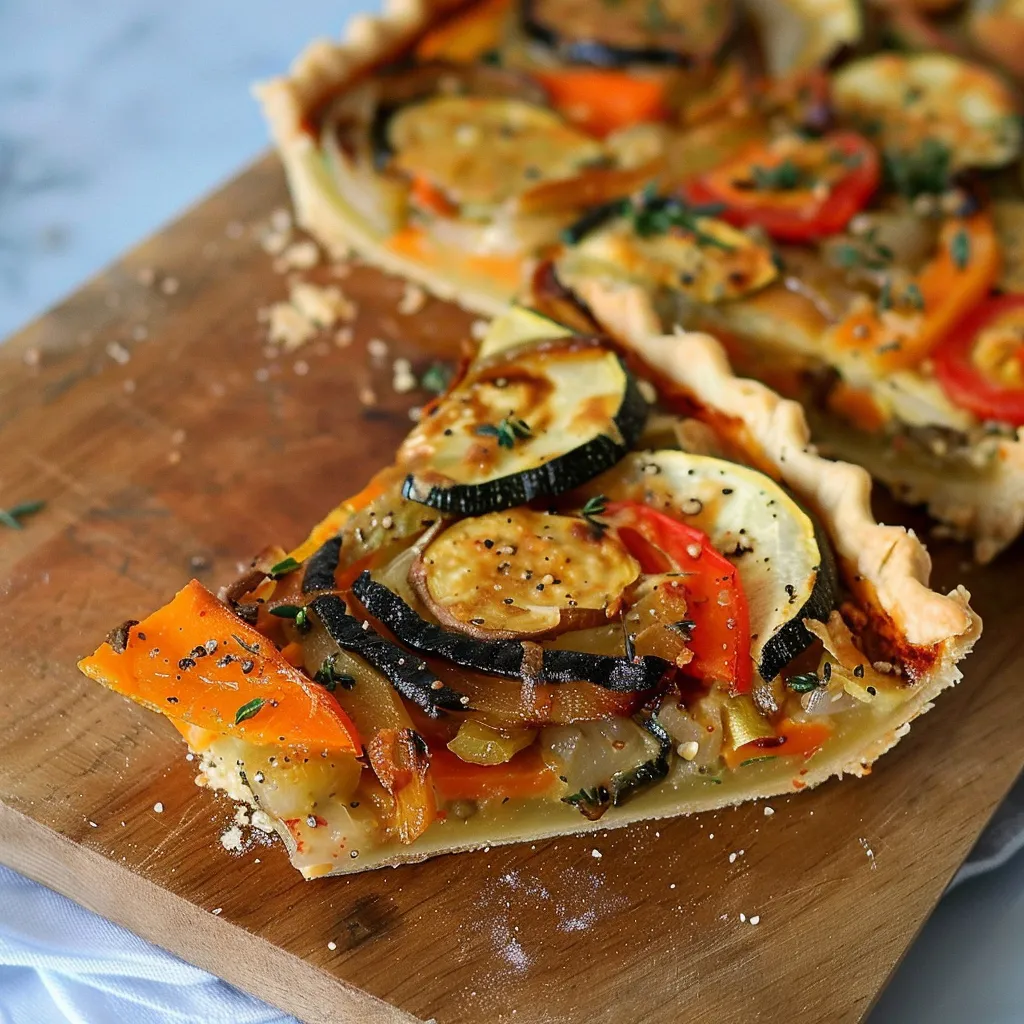 Roasted Vegetable Tart - Gluten-Free and Flavorful Recipe