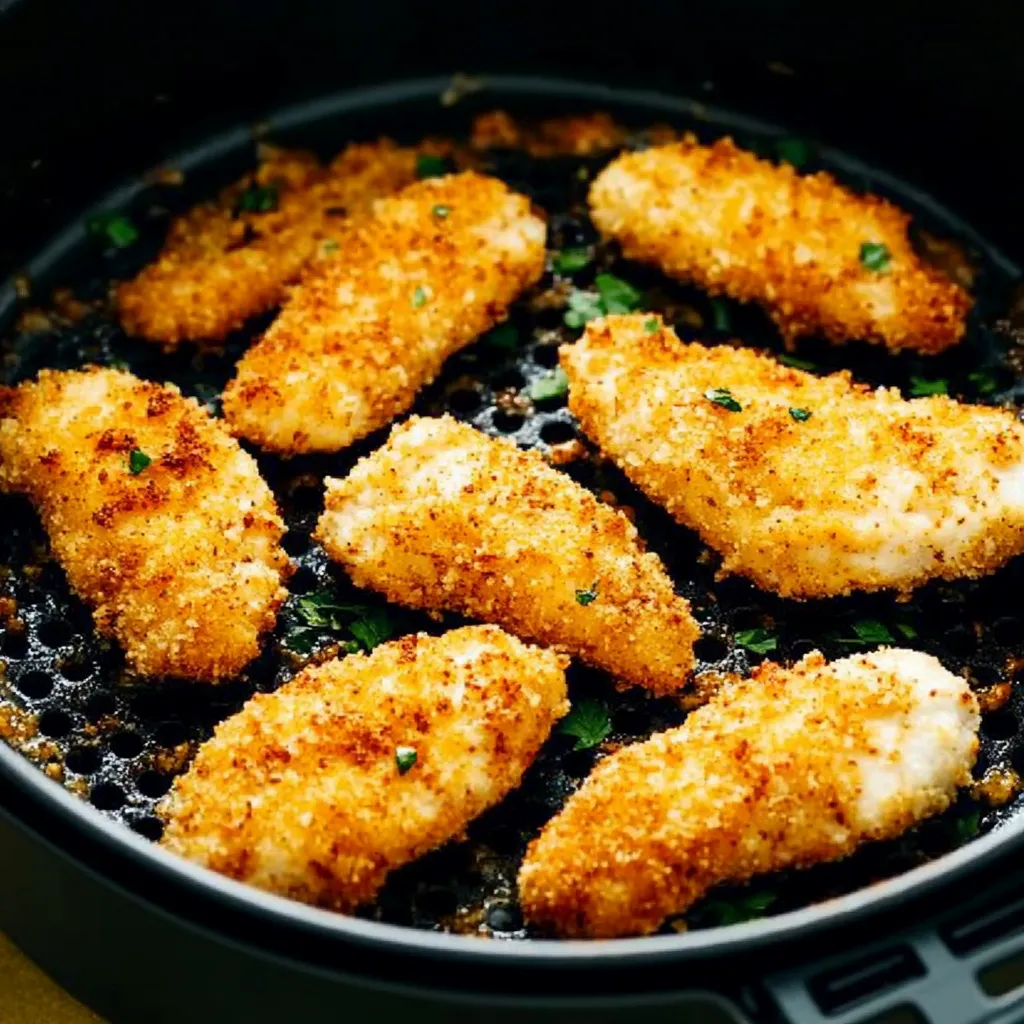 Crispy Parmesan Air Fryer Tenders