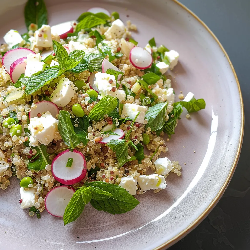 Peas & Quinoa Salad