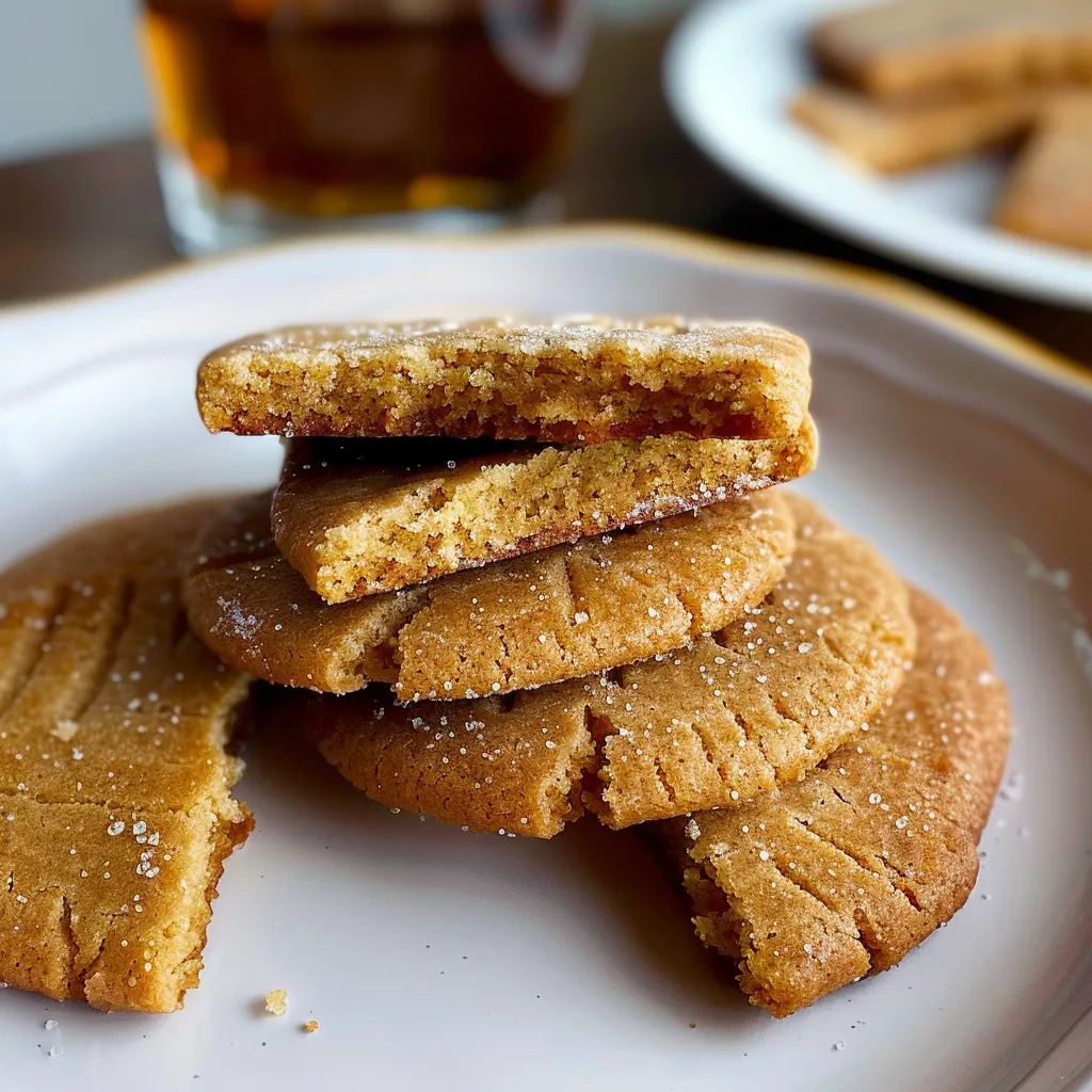Fresh homemade honey and caramel cookies to enjoy