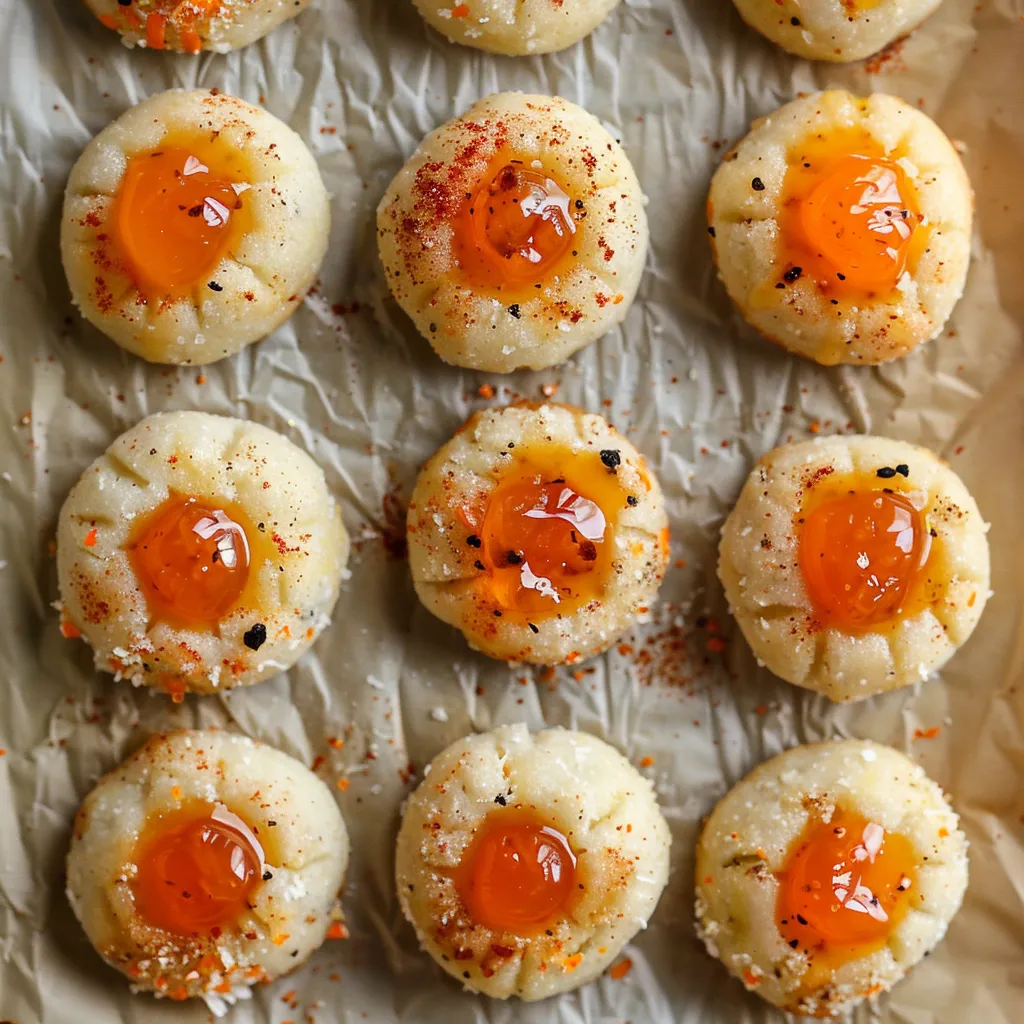 Cheese and pepper jelly bites