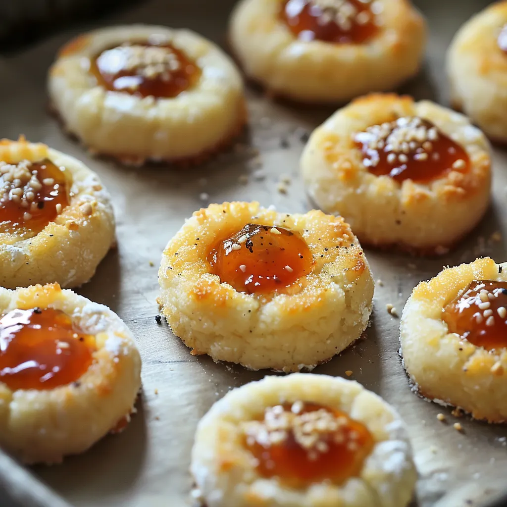 Tasty cheese bites with spicy jelly
