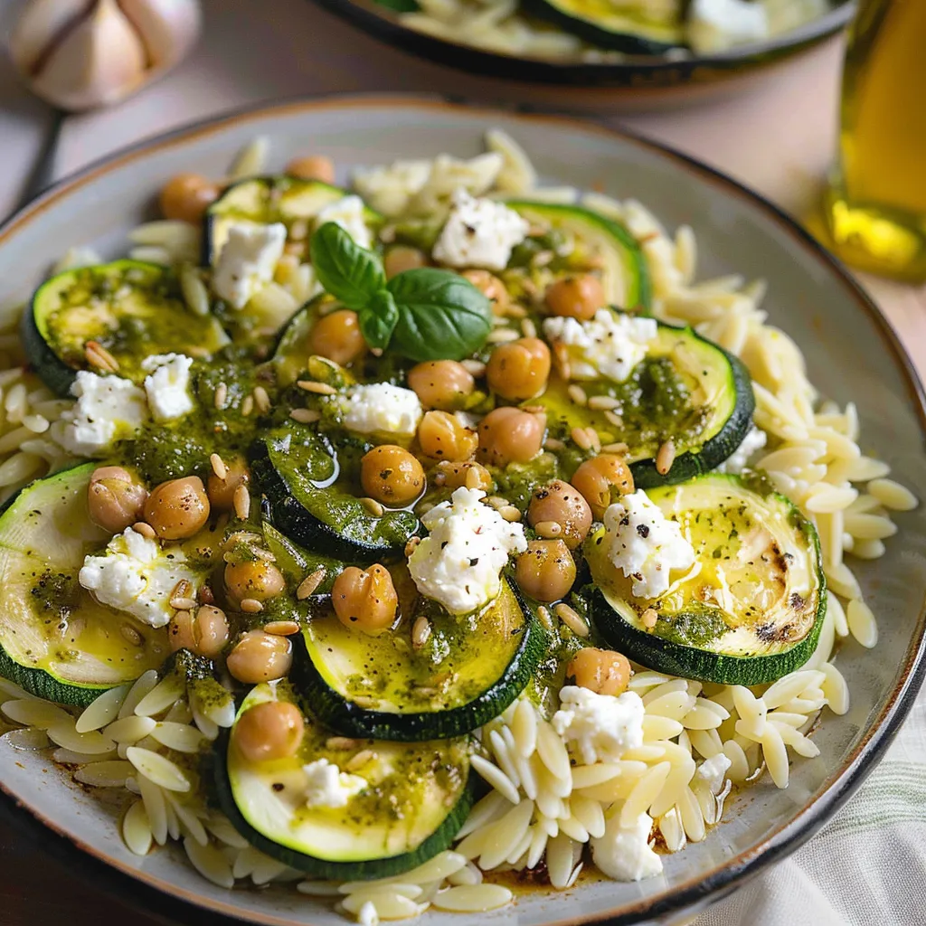 Orzo and feta delight bowl