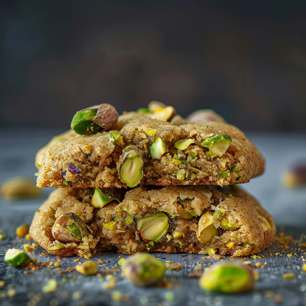 Soft Pistachio Cookies
