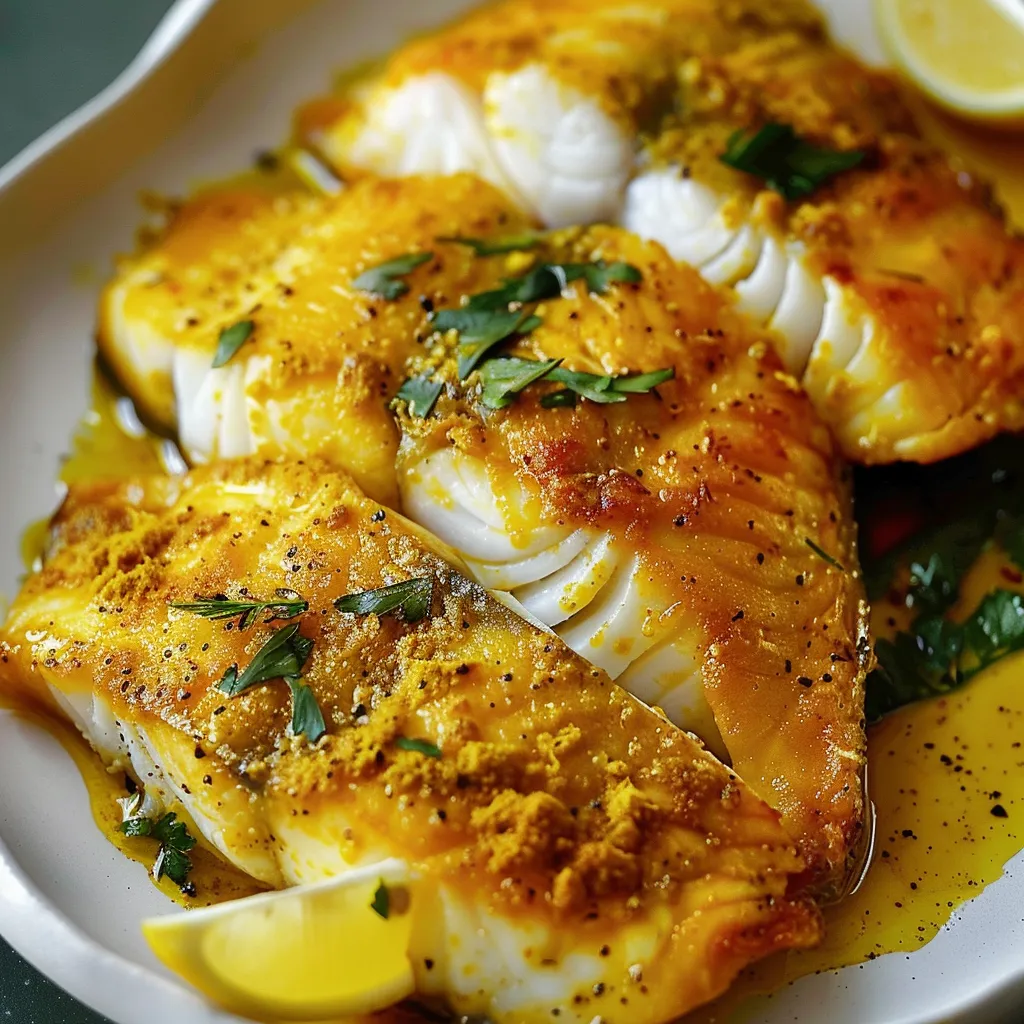 Persian saffron fish fillet