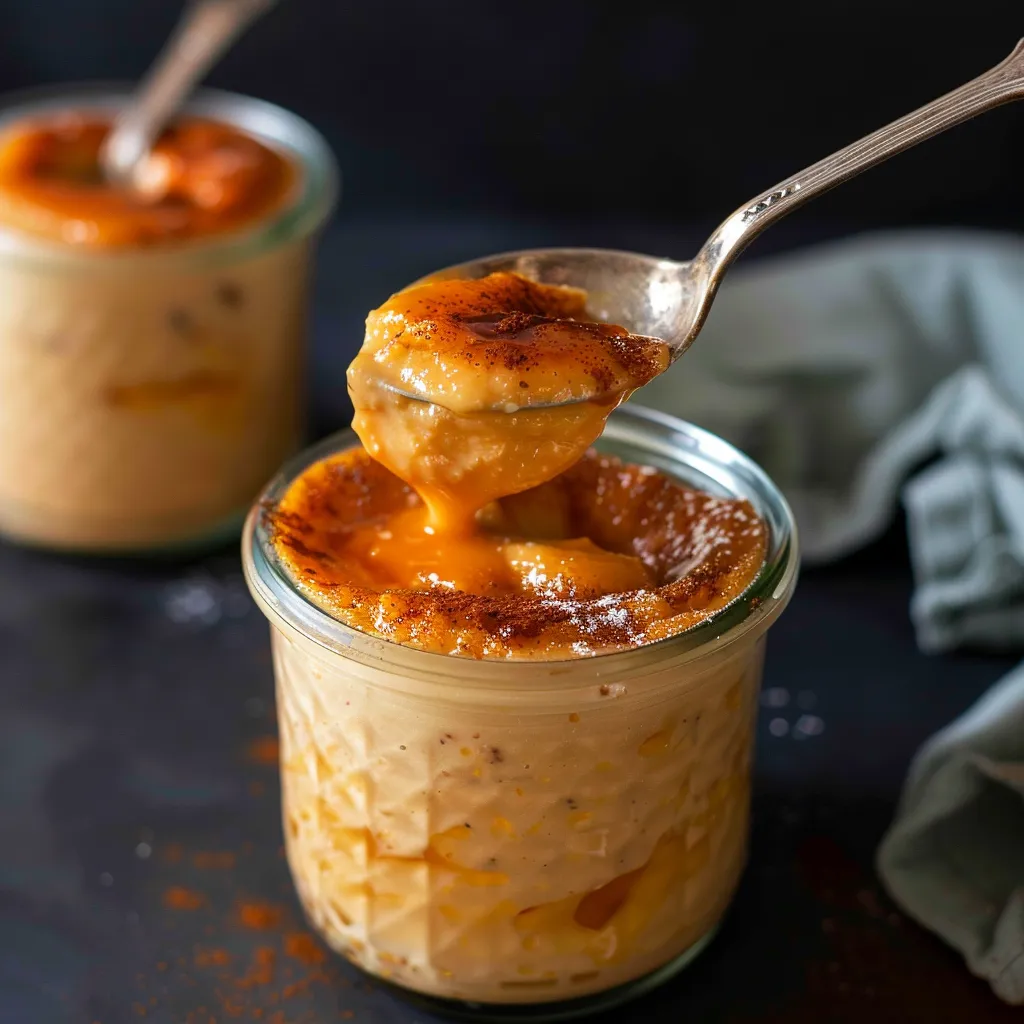 Creamy Thai Tea Custard