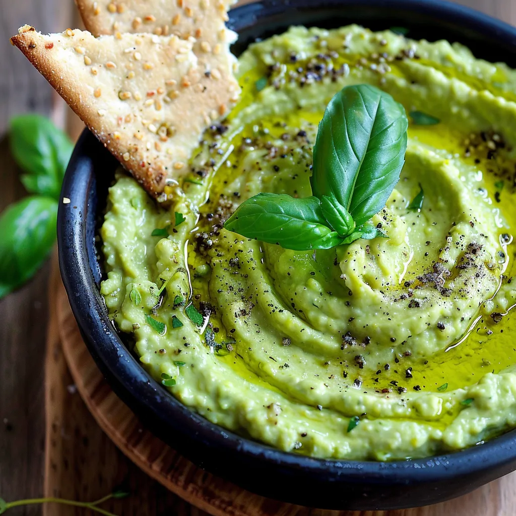 Smooth zucchini and herbs dish