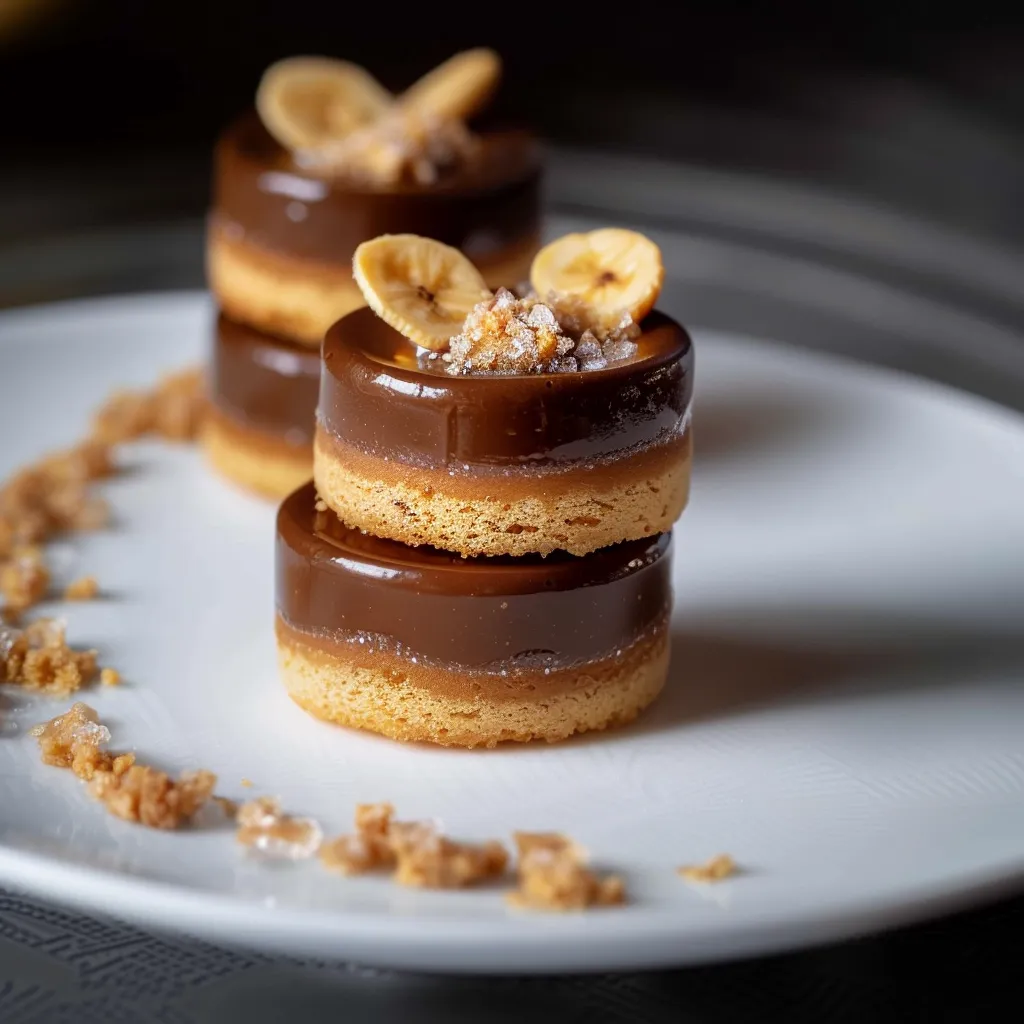 Deluxe cookies with caramel and gianduja Krumchy style